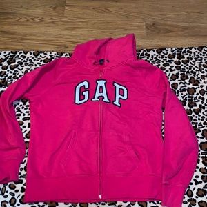 Pink gap zip up